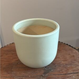 Minimalist Green Ceramic Pot